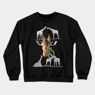 Giraffe in Kenya / Africa Crewneck Sweatshirt